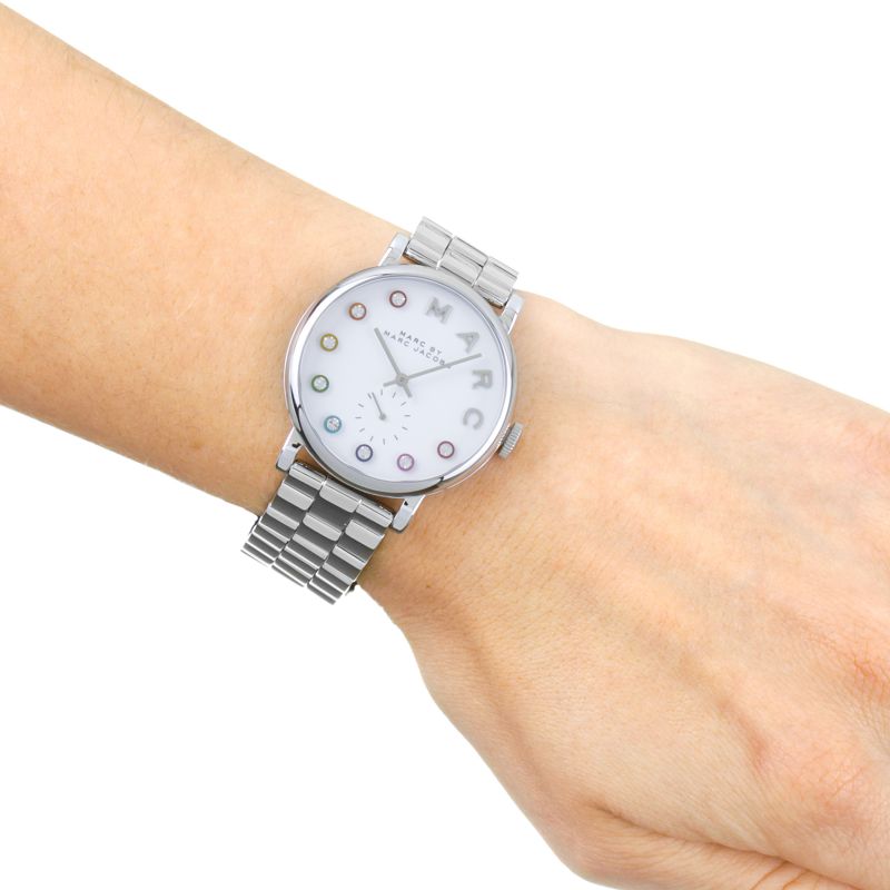 Marc by Marc Jacobs Silver Dial Stainless Steel Ladies Watch MBM3420