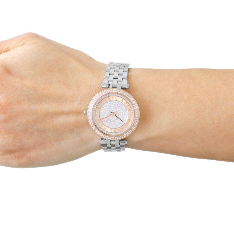 Michael Kors Darci Pave Dial Two-tone Ladies Watch MK3446