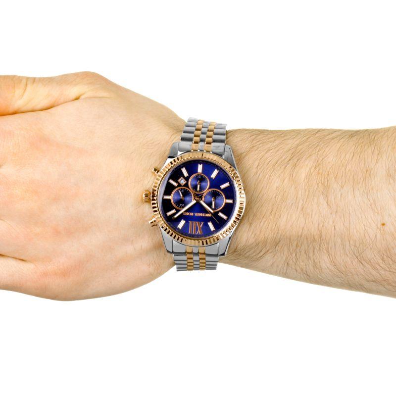 Michael Kors Lexington Chronograph Navy Dial Unisex Watch MK8412 Water resistance: 100 meters / 330 feet Movement: Quartz  