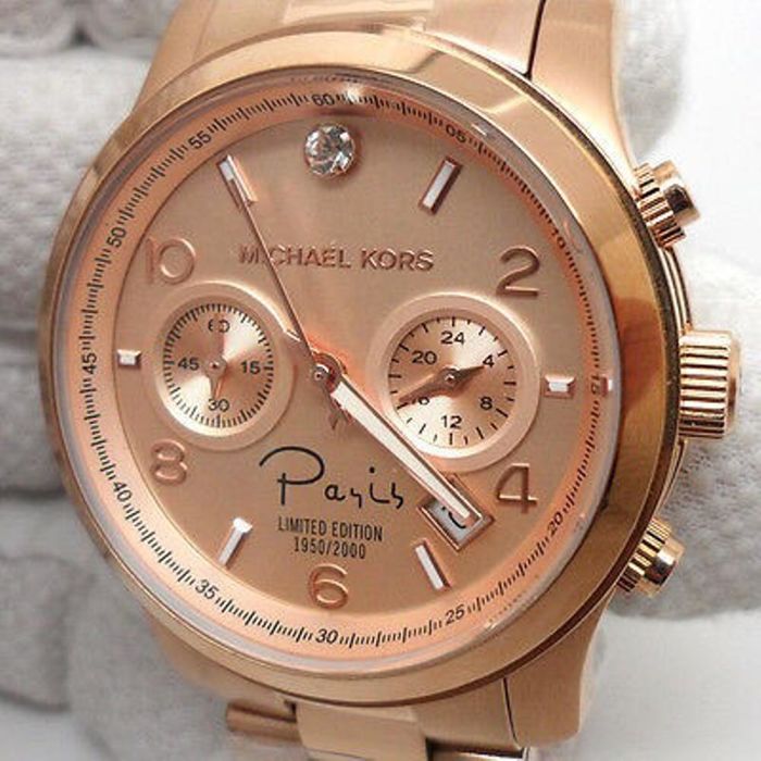 Michael Kors Paris Limited Edition Chronograph Rose Ladies Watch MK5716