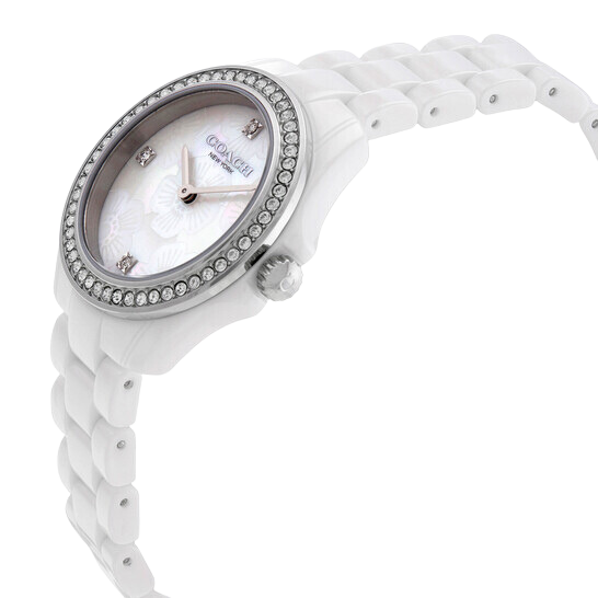 Coach Preston Quartz Mother of Pearl Dial Ladies Watch 14503661