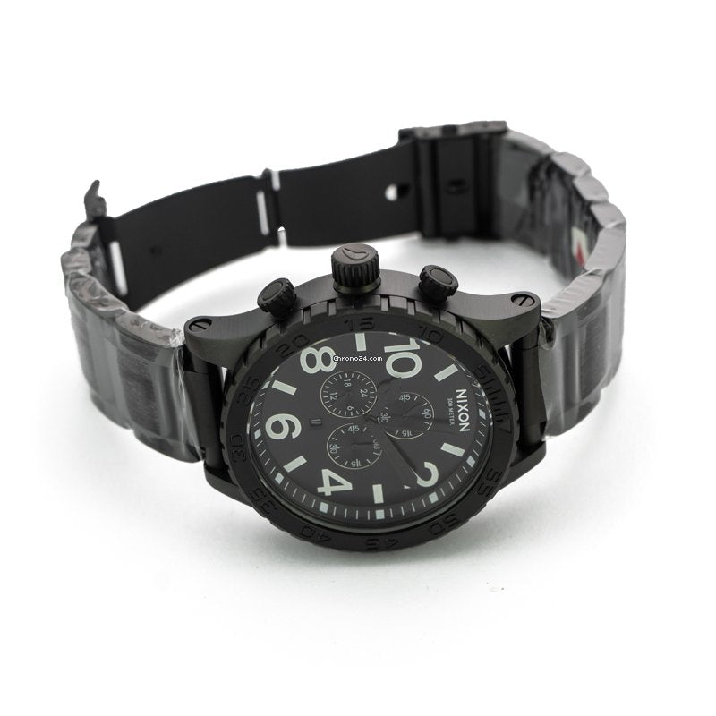 Nixon 51-30 Chrono All Black Men's Watch A083-001 (Defect)