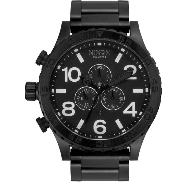 Nixon 51-30 Chrono All Black Men's Watch A083-001 (Defect)