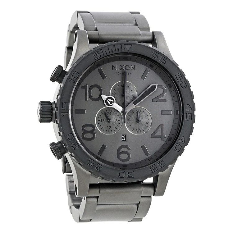 Nixon 51-30 Chronograph Gunmetal Dial Men's Watch A083-1062