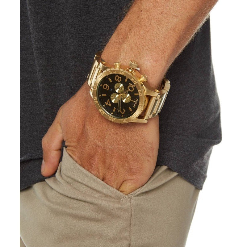 Nixon 51-30 Chrono Gold & Black Men's Watch A083-510