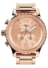 Nixon 51-30 Chrono Rose Gold Men's Watch A083-897