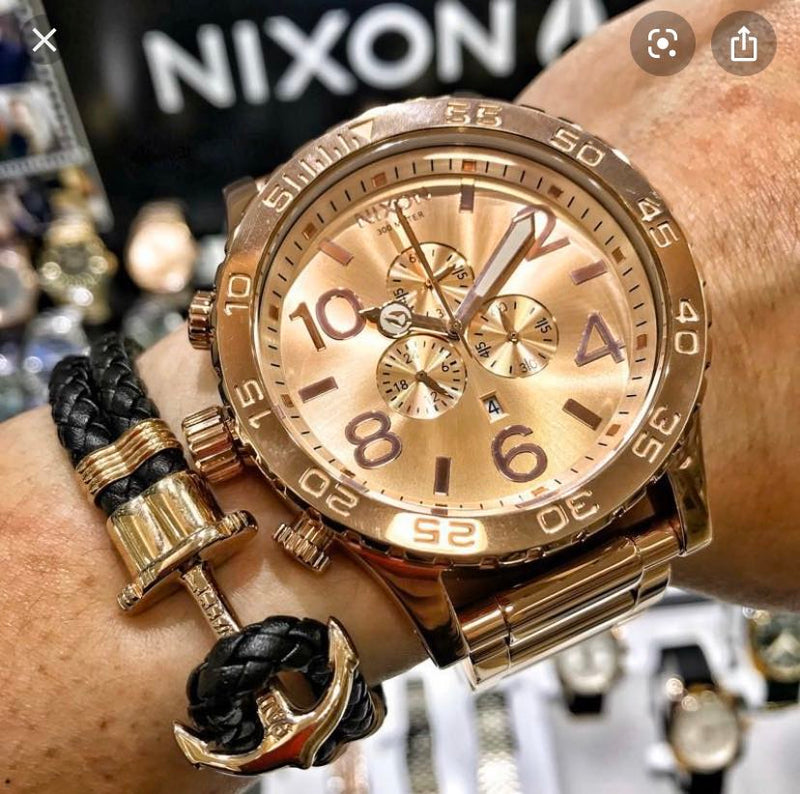 Nixon 51-30 Chrono Rose Gold Men's Watch A083-897