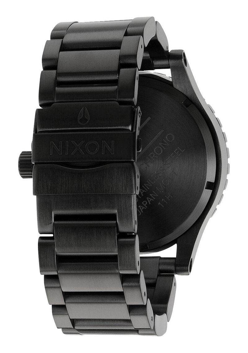 Nixon 51-30 Black Stainless Steel Chrono Men's Watch A083-957