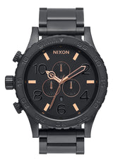 Nixon 51-30 Black Stainless Steel Chrono Men's Watch A083-957