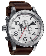 Nixon 51-30 Chronograph Silver Dial Men's Watch A124-1113