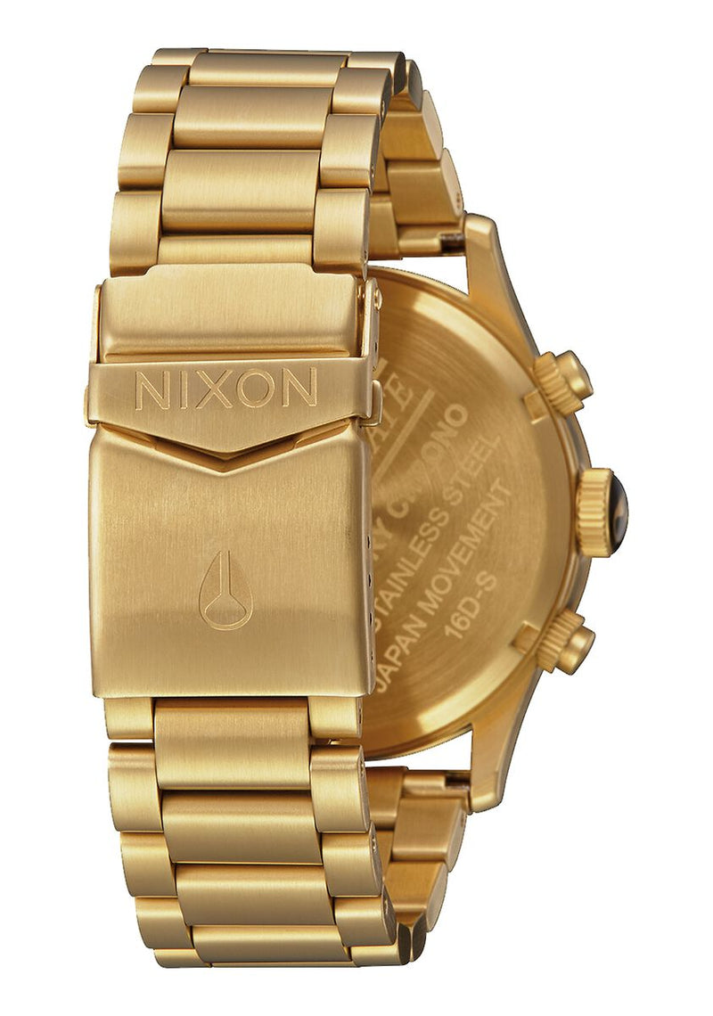 Nixon Sentry Chrono All Gold & Black Men's Watch A386-510