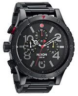 Nixon 48-20 Chrono Black Dial Black Ion-plated Men's Watch A486-1320