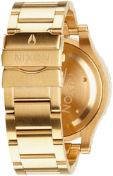 Nixon 48-20 Chrono Blue Dial Gold PVD Men's Watch A486-1922