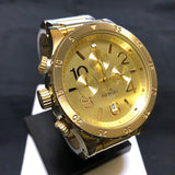 Nixon 48-20 Chrono Gold Tone Dial Men's Watch A486-502