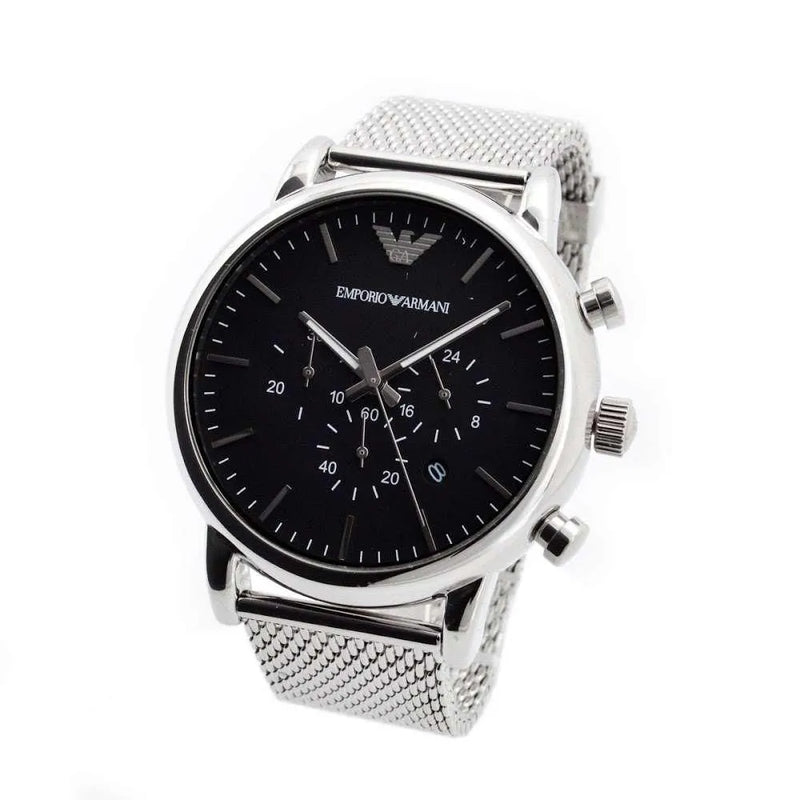 Emporio Armani Classic Chronograph Black Dial Men's Watch AR1808