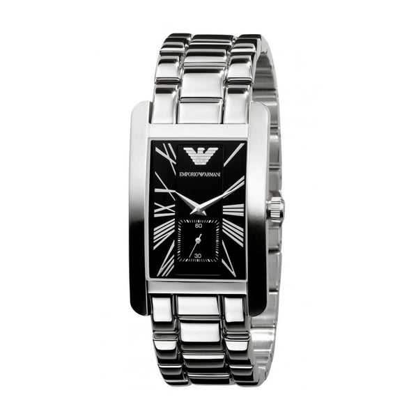 Emporio Armani Black Rectangle Men's Watch AR0156