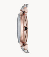 Emporio Armani Classic Grey Dial Two-Tone Ladies Watch AR1725