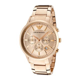 Emporio Armani Classic Rose Gold Chronograph Men's Watch AR2452