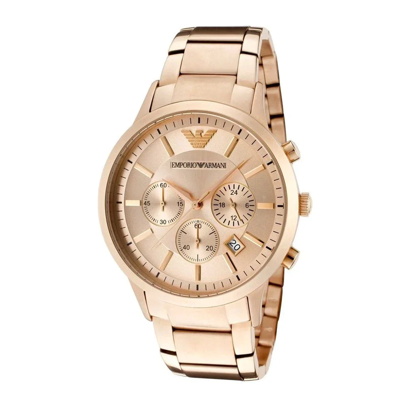 Emporio Armani Classic Rose Gold Chronograph Men's Watch AR2452