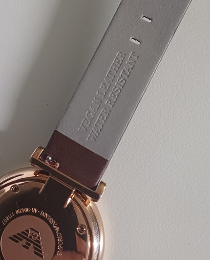 Emporio Armani Gianni T-Bar Rose Gold Men's Watch AR9042 (Different Strap)