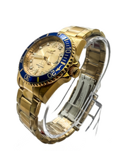 Invicta Pro Diver Master of The Oceans Quartz Gold Dial Watch 30485