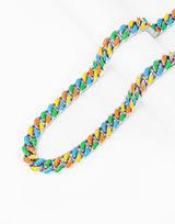 Big Daddy 8MM Mutli-colour Enamel Steel Cuban Chain