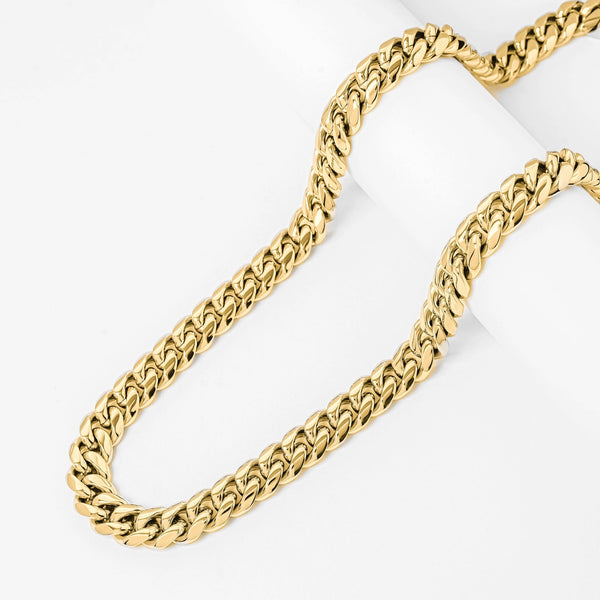 Big Daddy 12MM Cuban Link 18K Gold Chain