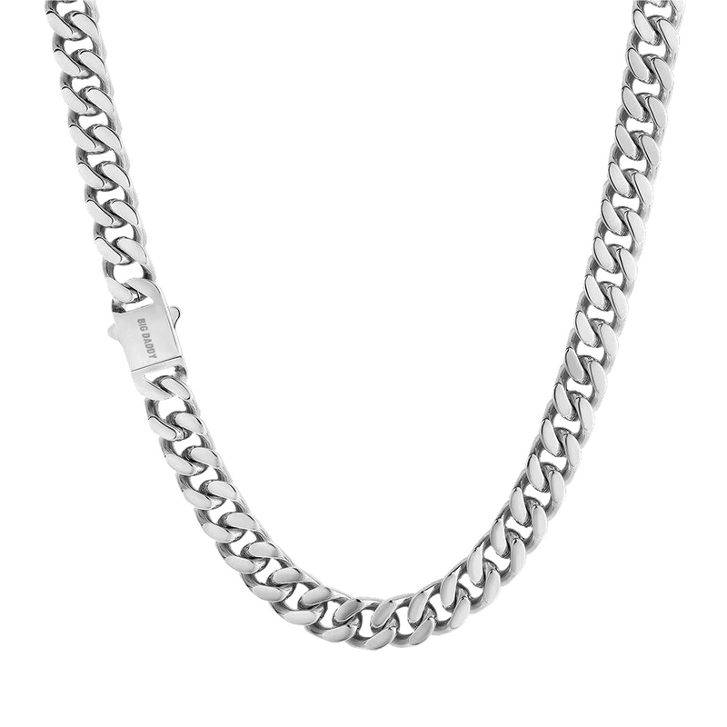 Big Daddy 12mm Silver Cuban Chain