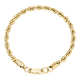 Big Daddy 6MM Gold Rope Bracelet