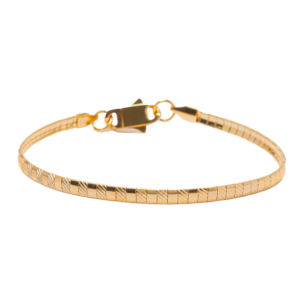 Big Daddy 4MM Gold Omega Bracelet