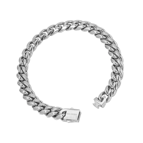 Big Daddy 8MM Cuban Link Stainless Steel Bracelet