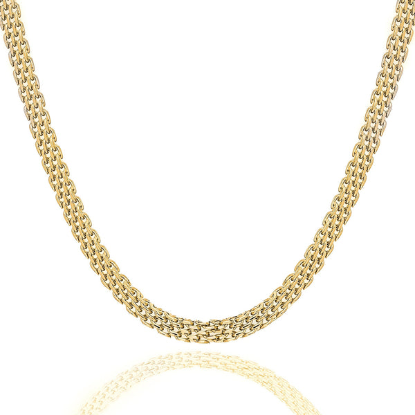 Big Daddy 6MM Gold Flat Herringbone Chain