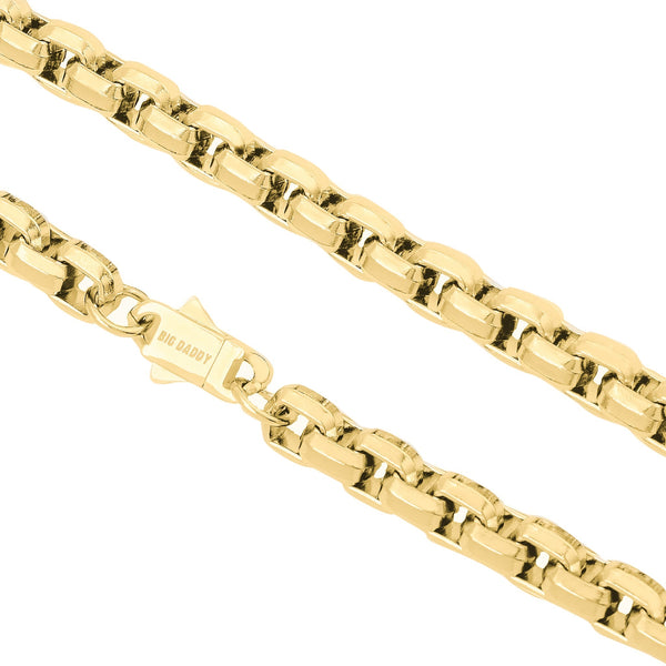 Big Daddy 8MM Gold Franco Box Chain