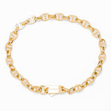 Big Daddy 8MM Gold Mariner Link Bracelet