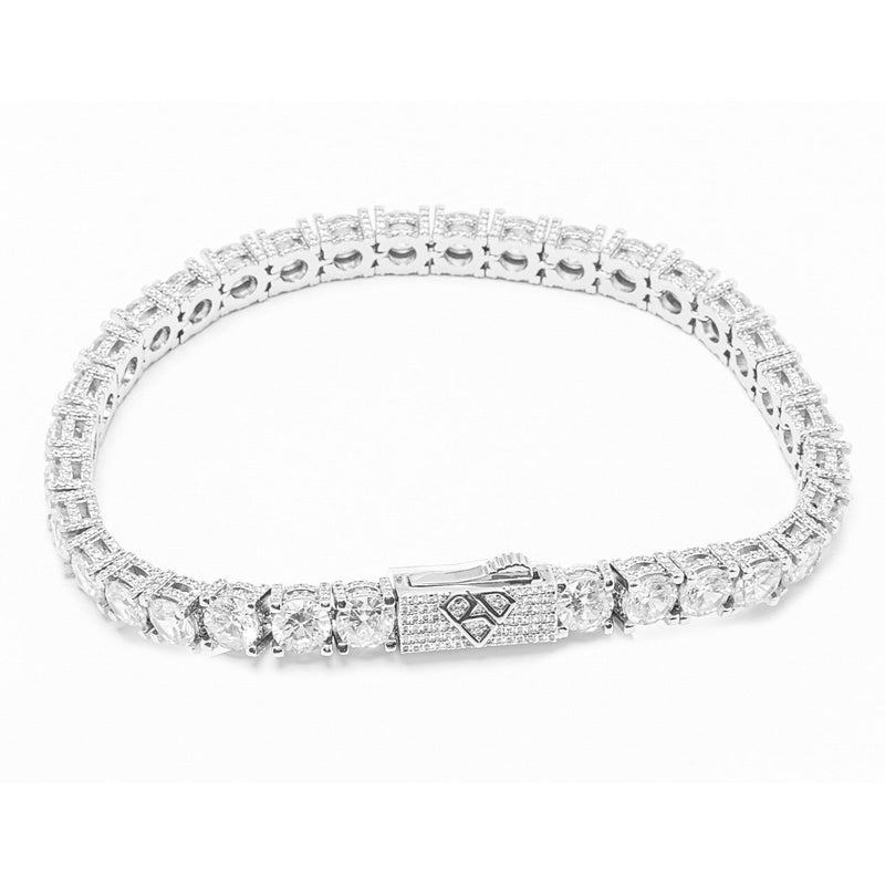 Big Daddy 6MM Diamond Silver Tennis Bracelet