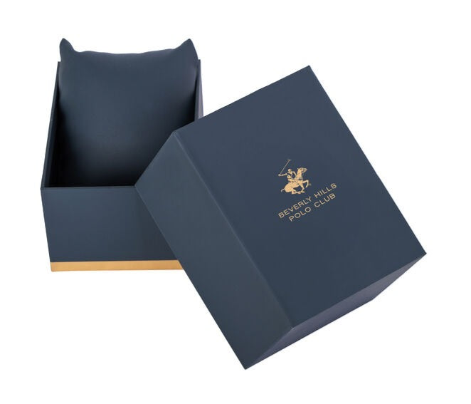 Beverly Hills Polo Club Mother Pearl Genuine Diamond Gold Watch BP3808C.120