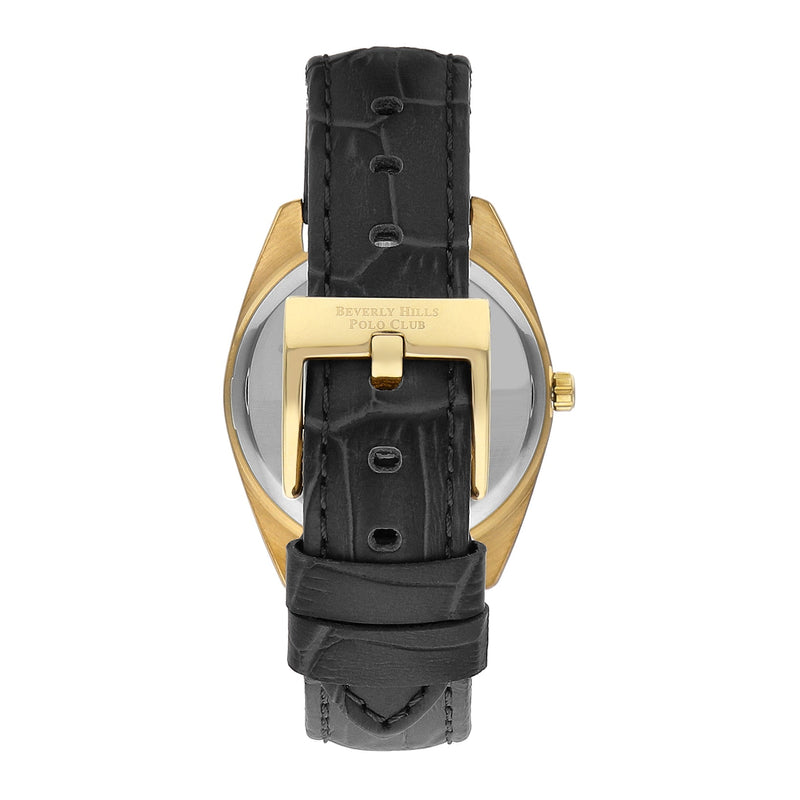 BEVERLY HILLS POLO CLUB Women’s Leather Diamond Watch – BP3339X.130