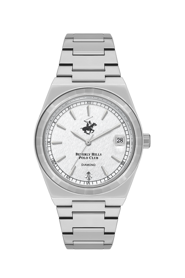 BEVERLY HILLS POLO CLUB Women's White Dial Analog Watch – BP3562C.330