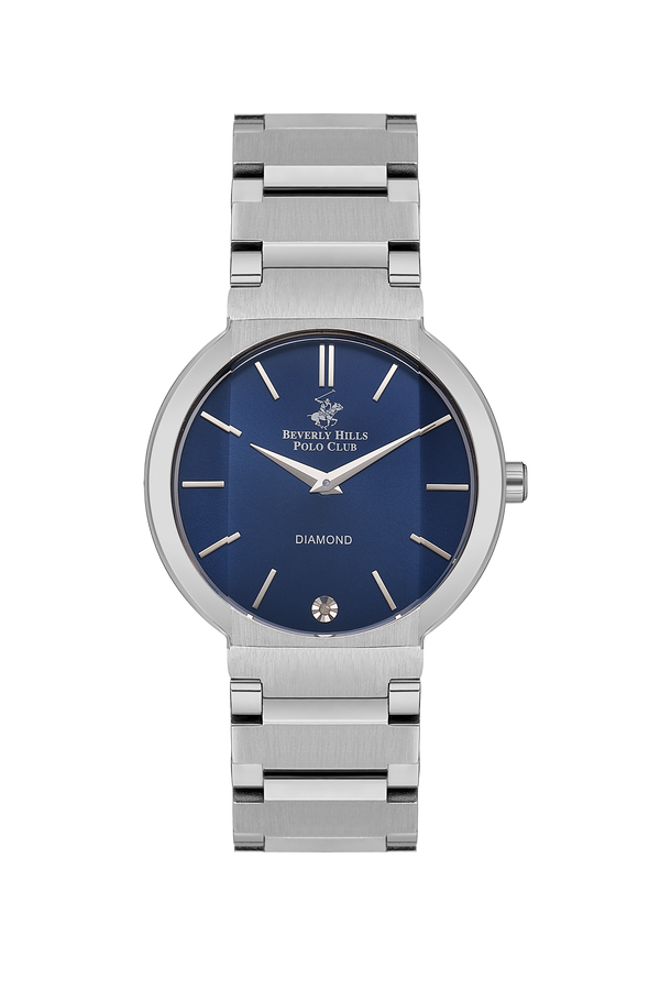 BEVERLY HILLS POLO CLUB Women’s Stainless Blue Dial Diamond Watch – BP3568X.390
