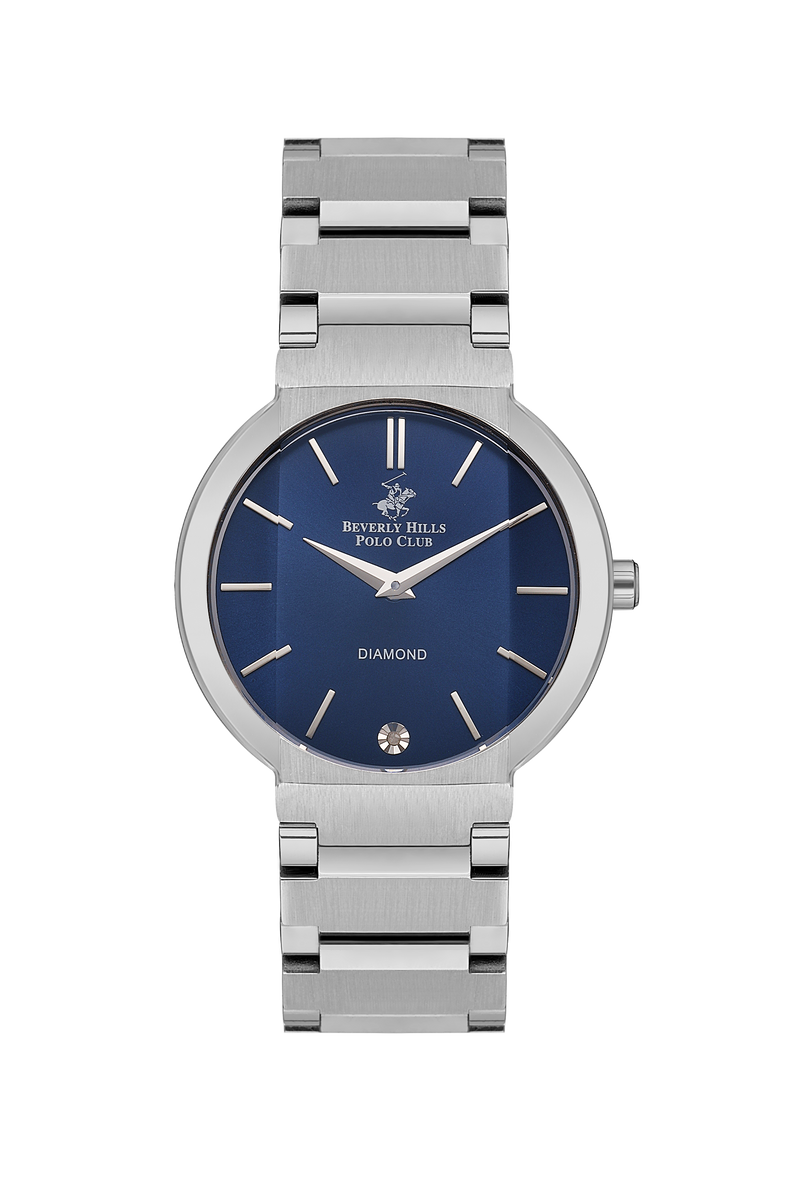BEVERLY HILLS POLO CLUB Women’s Stainless Blue Dial Diamond Watch – BP3568X.390
