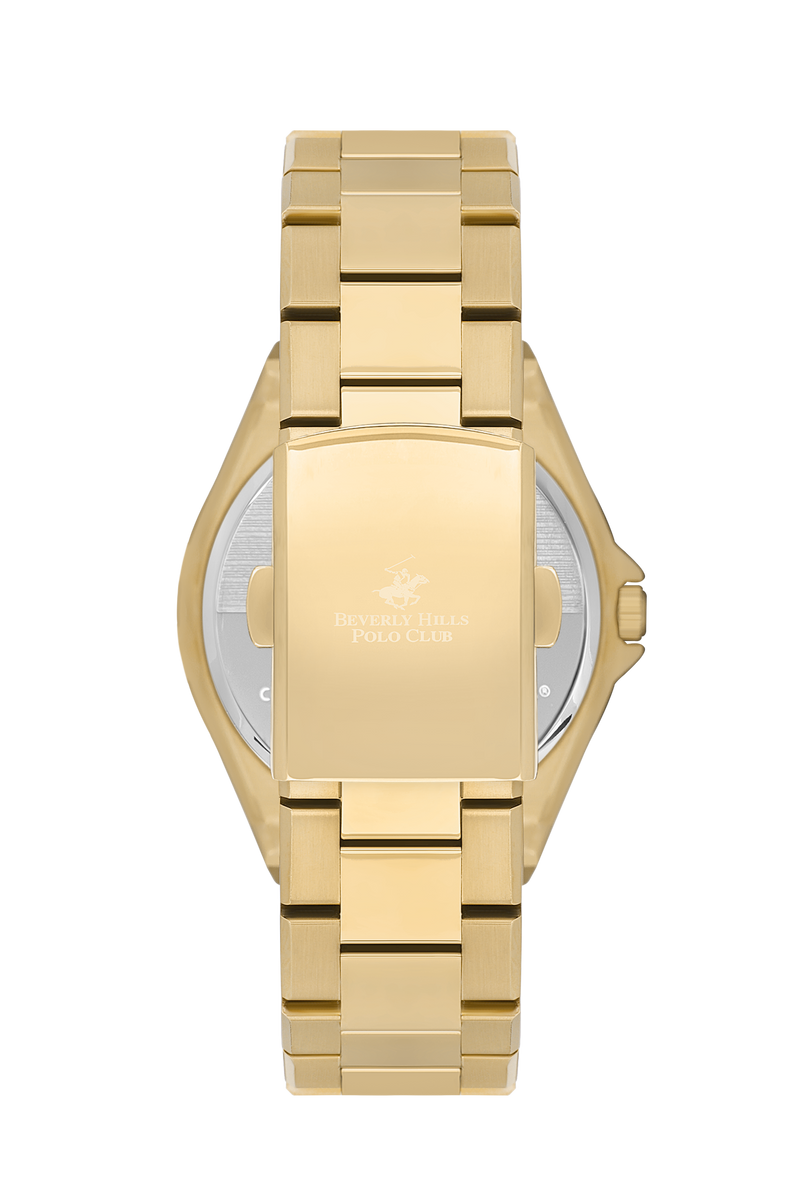 BEVERLY HILLS POLO CLUB Gold & MOP Diamond Watch – BP3570X.120