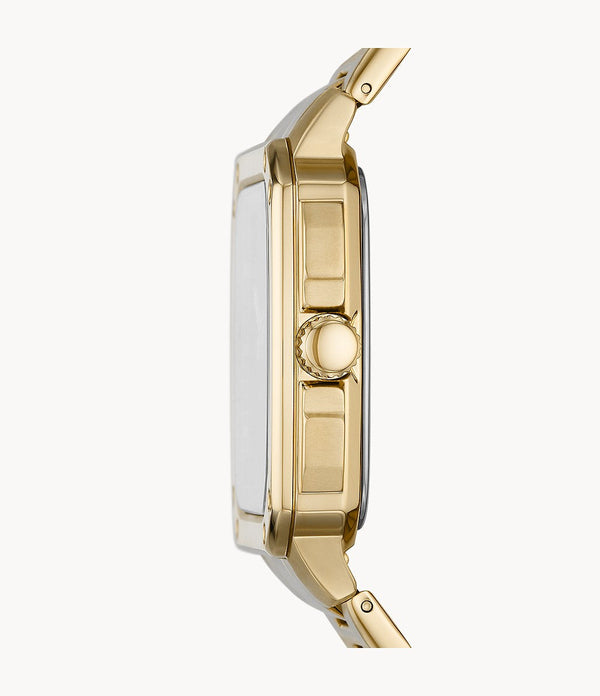 Fossil Inscription Automatic Gold Men's Watch BQ2573