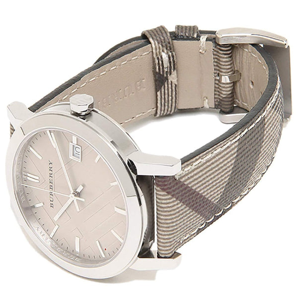 Burberry Brown Dial Brown Chequered Leather Strap Watch For Unisex Unisex Watch BU9029 - Big Daddy Watches #2