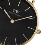 Daniel Wellington Petite Evergold Black Dial 36mm Ladies Watch DW00100345