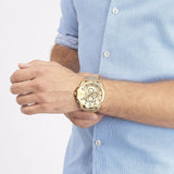 Diesel Mega Chief All Gold Chrono Watch DZ4360