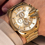 Diesel Mega Chief All Gold Chrono Watch DZ4360