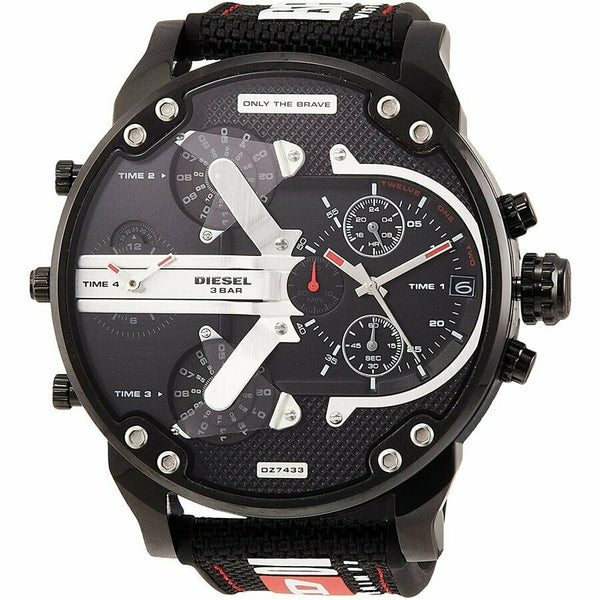 Diesel Mr. Daddy 2.0 Chronograph Quartz Black Dial Men's Watch DZ7433