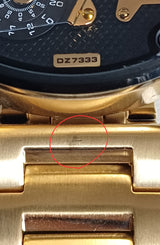 Diesel Big Daddy Gold Men's Watch DZ7333 (DEFECT)