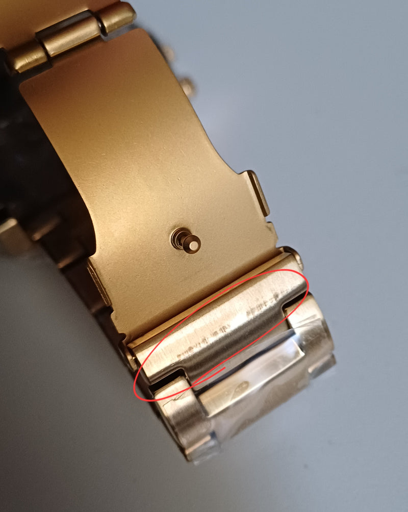 Diesel Big Daddy Gold Men's Watch DZ7333 (DEFECT)