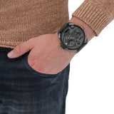 Diesel Little Daddy DZ7247 316L gunmetal PVD stainless steel 3ATM (30m) water resistant 4 Time zones (GMT)